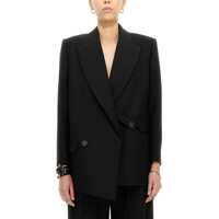 Sacouri Structured Double-Breasted Jacket Femei