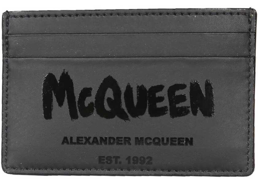 Portofele Barbati Alexander McQueen Card Holder With Logo