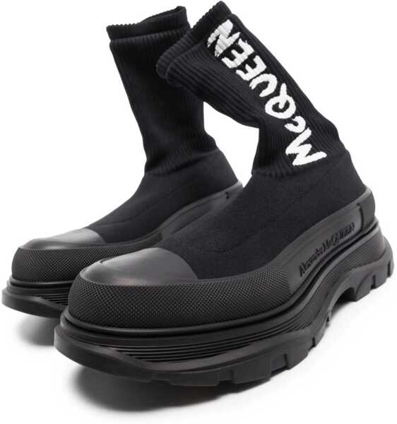 Ghete Alexander McQueen Tread Slick Boot BLACK Barbati (BM 9073286) 2