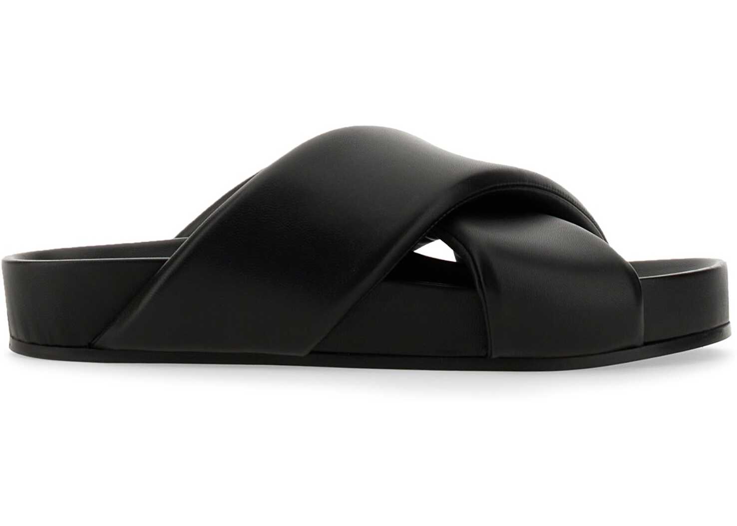 Jil Sander Padded Slippers BLACK