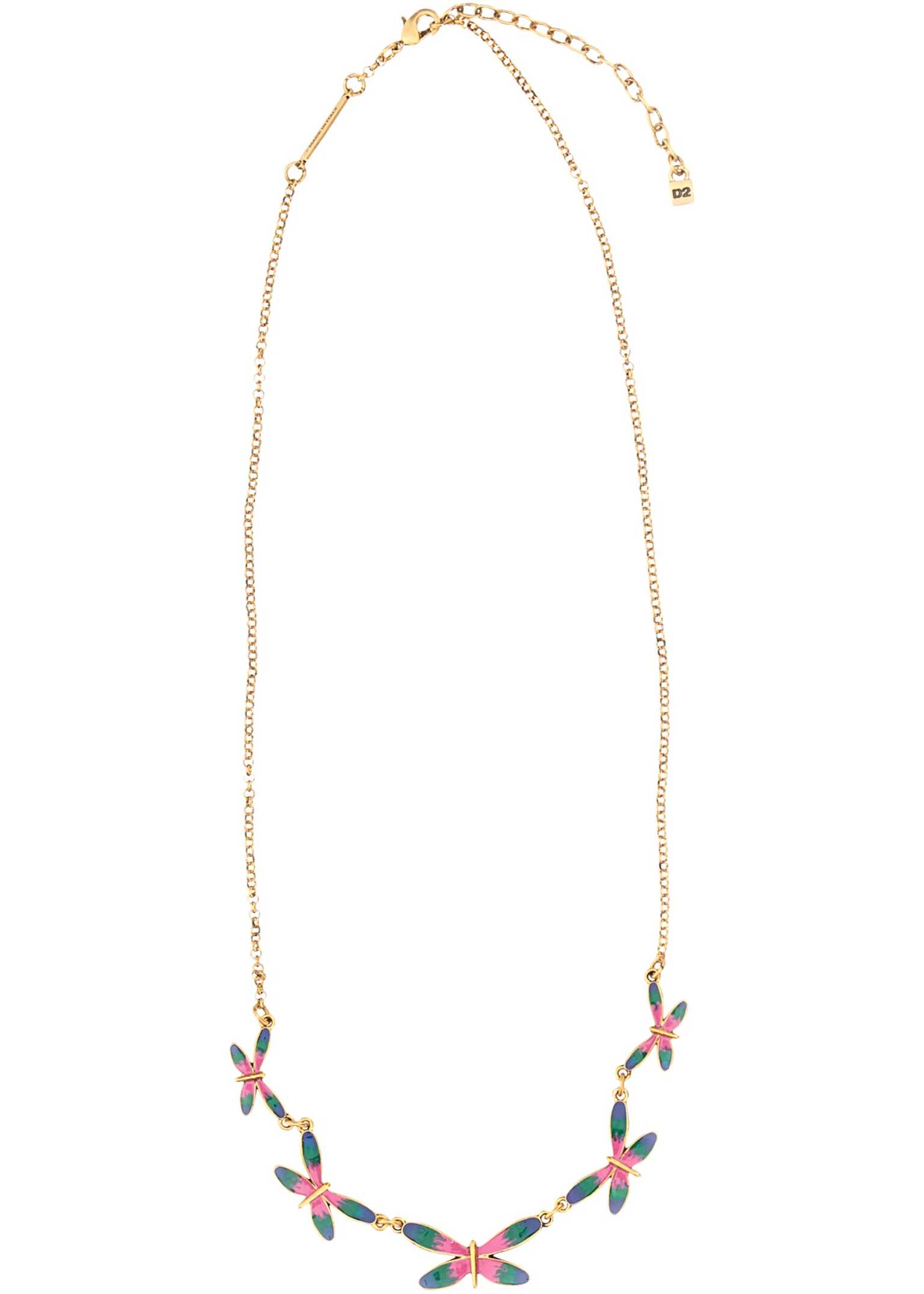 DSQUARED2 Butterfly Necklace MULTICOLOUR