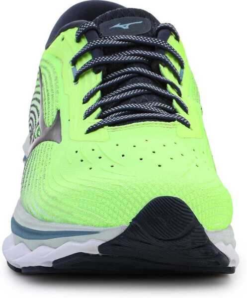 Pantofi alergare Mizuno Wave Sky 5 Green/Navy Barbati (BM 9075608) 2
