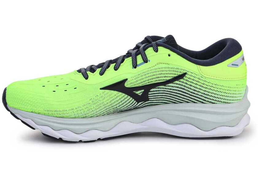 Pantofi alergare Mizuno Wave Sky 5 Green/Navy Barbati (BM 9075608) 3