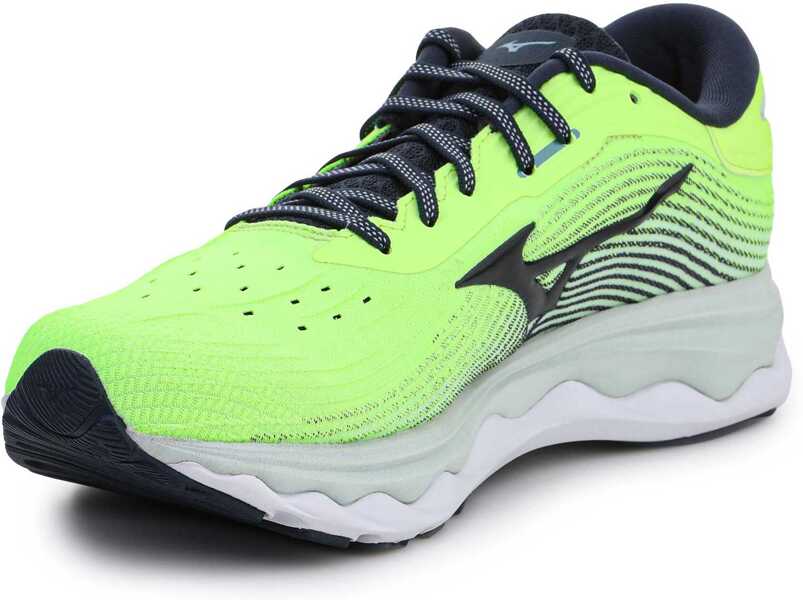 Pantofi alergare Mizuno Wave Sky 5 Green/Navy Barbati (BM 9075608) 4