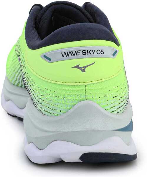 Pantofi alergare Mizuno Wave Sky 5 Green/Navy Barbati (BM 9075608) 7