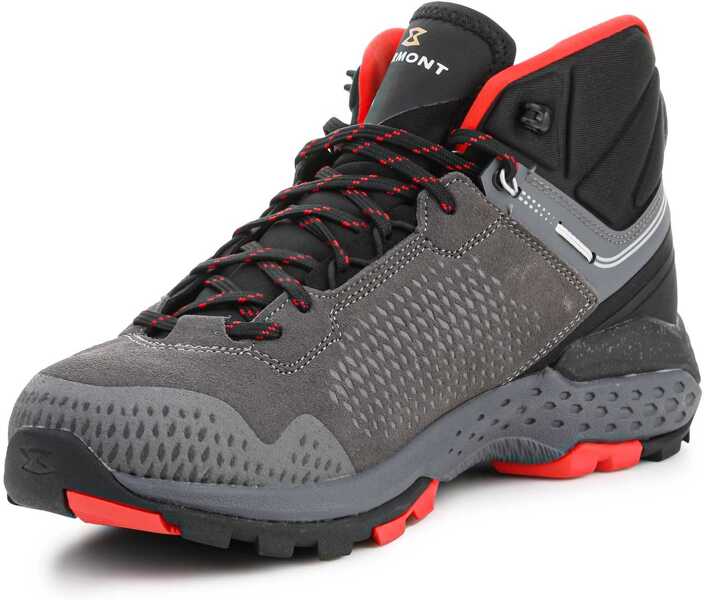 Incaltaminte trekking Garmont GROOVE MID G - DRY 002565 Grey/Red Barbati (BM 9075611) 4
