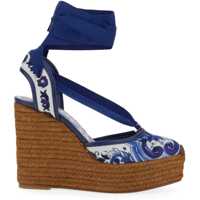 Sandale cu platforma Fabric Wedge Femei