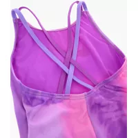 Costume de baie intregi pentru Fete - Costume de baie intregi Nike Printed One Piece Swimsuit Violet Fete (BM 9076772) - B-mall.ro