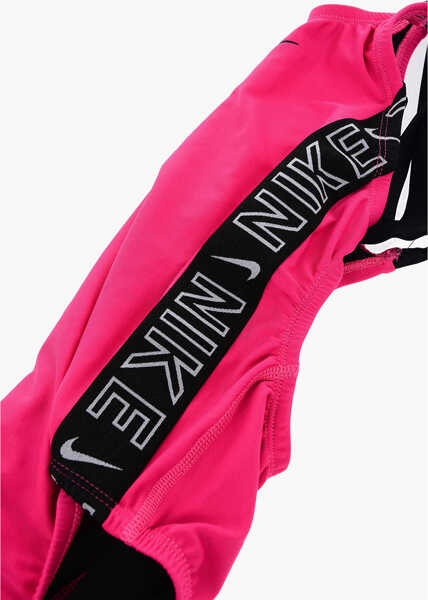 Costume de baie intregi Nike Logo Printed One Piece Swimsuit Pink Fete (BM 9076775) 3
