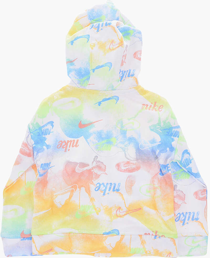 Hanorace Nike Printed Sweatshirt Yellow Baieti (BM 9076790) 3