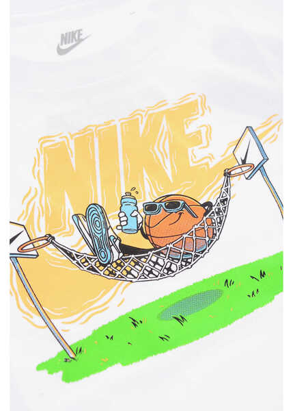 Tricouri Nike Printed T-Shirt White Baieti (BM 9076817) 2