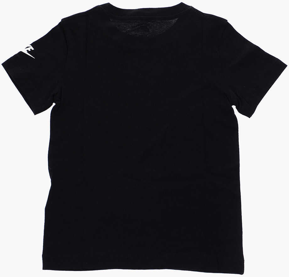 Tricouri Nike Maxi Printed Crew-Neck T-Shirt Black Baieti (BM 9076823) 3