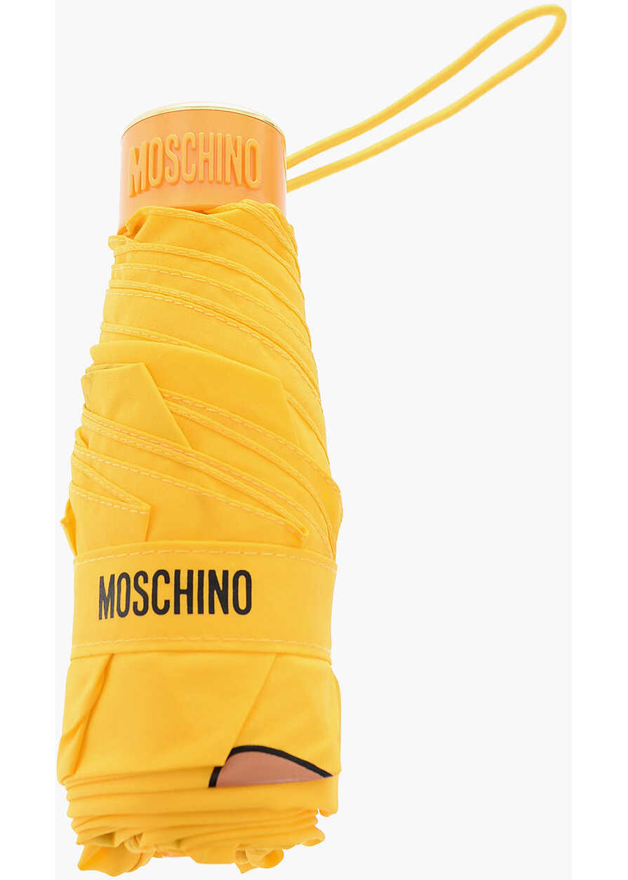 Moschino Toy Logo Printed Supermini Umbrella Yellow image23