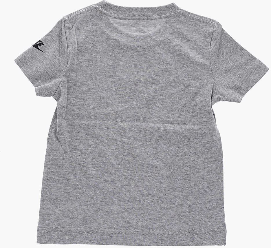 Tricouri Nike Maxi Printed Crew-Neck T-Shirt Gray Baieti (BM 9076985) 3