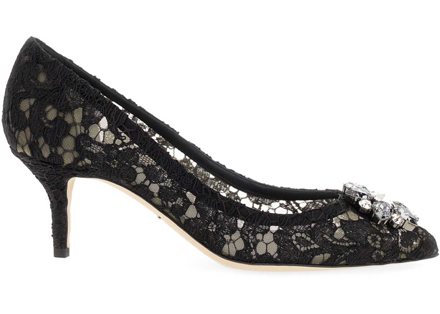 Dolce & Gabbana Pumps With Crystals BLACK b-mall.ro