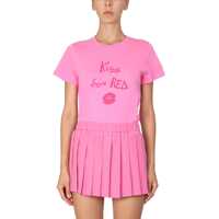 Tricouri "Kiss From Red" Print T-Shirt Femei