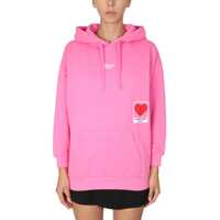 Hanorace Heart Polaroid Print Sweatshirt Femei