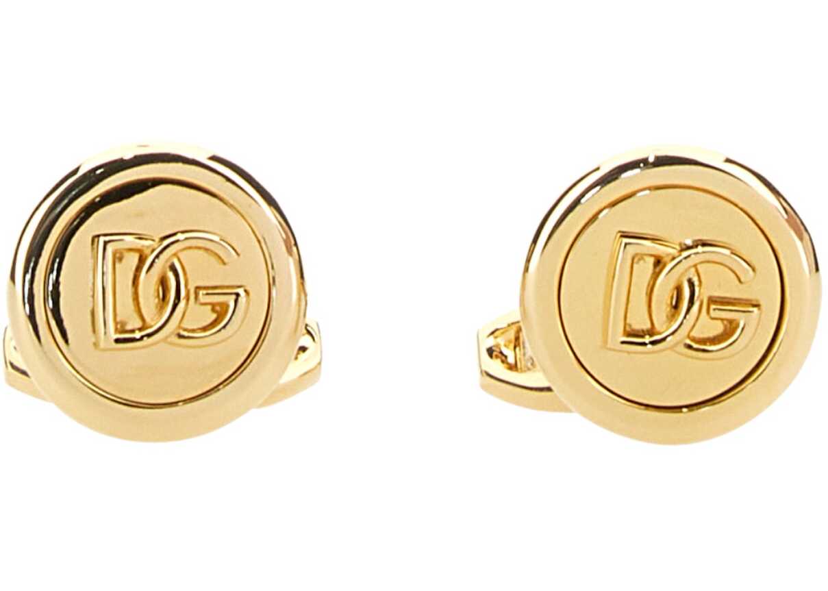 Dolce & Gabbana Cufflinks With Logo GOLD image7