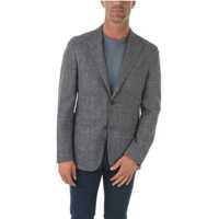 Sacouri Cc Collection Side Vents Notch Lapel Refined 2-Button Blazer Barbati