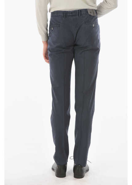 Pantaloni eleganti CORNELIANI Virgin Wool Single-Pleated Pants Blue Barbati (BM 9081716) 4