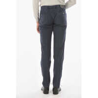 Pantaloni eleganti pentru Barbati pagina 2 - Pantaloni eleganti CORNELIANI Virgin Wool Single-Pleated Pants Blue Barbati (BM 9081716) - B-mall.ro