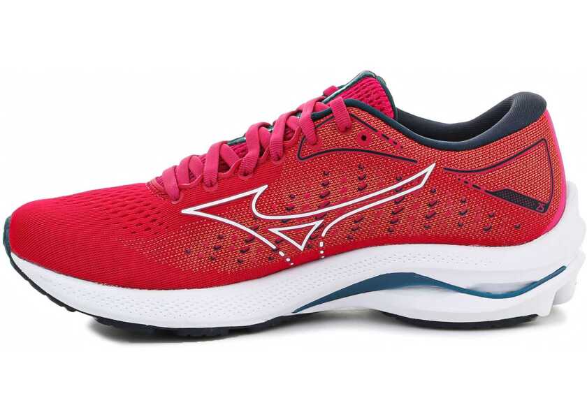 Pantofi fitness Mizuno Wave Rider 25 J1GD210303 Red/Pink/Navy Femei (BM 9082643) 3