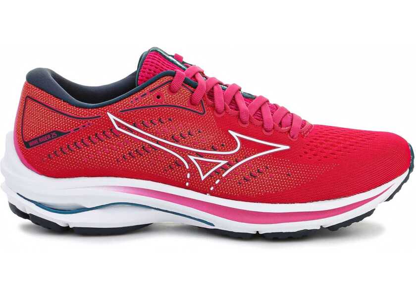 Pantofi fitness Mizuno Wave Rider 25 J1GD210303 Red/Pink/Navy Femei (BM 9082643) 5