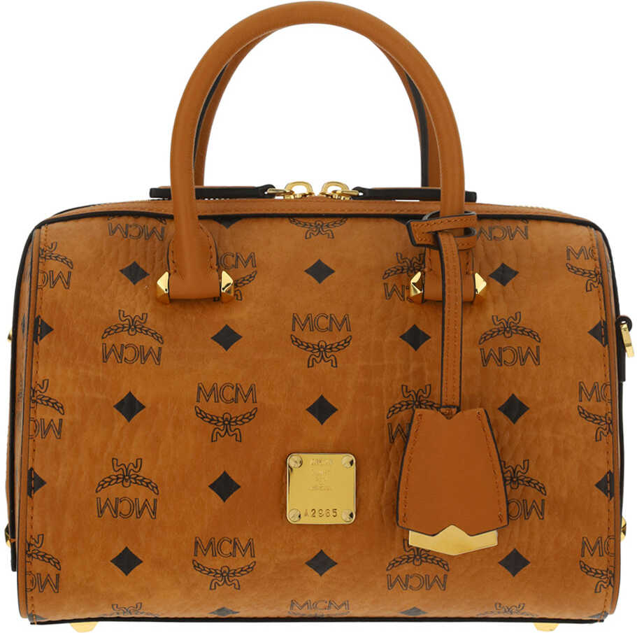 MCM Ella Boston Bag COGNAC