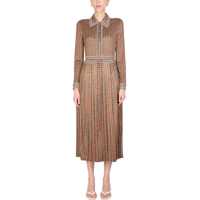 Rochii casual Shirt Dress With All Over Logo Print Femei