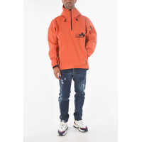 Jachete DSQUARED2 pentru Barbati - Jachete DSQUARED2 Contrasting Details Solid Color Anorak With Hood Orange Barbati (BM 9091181) - B-mall.ro