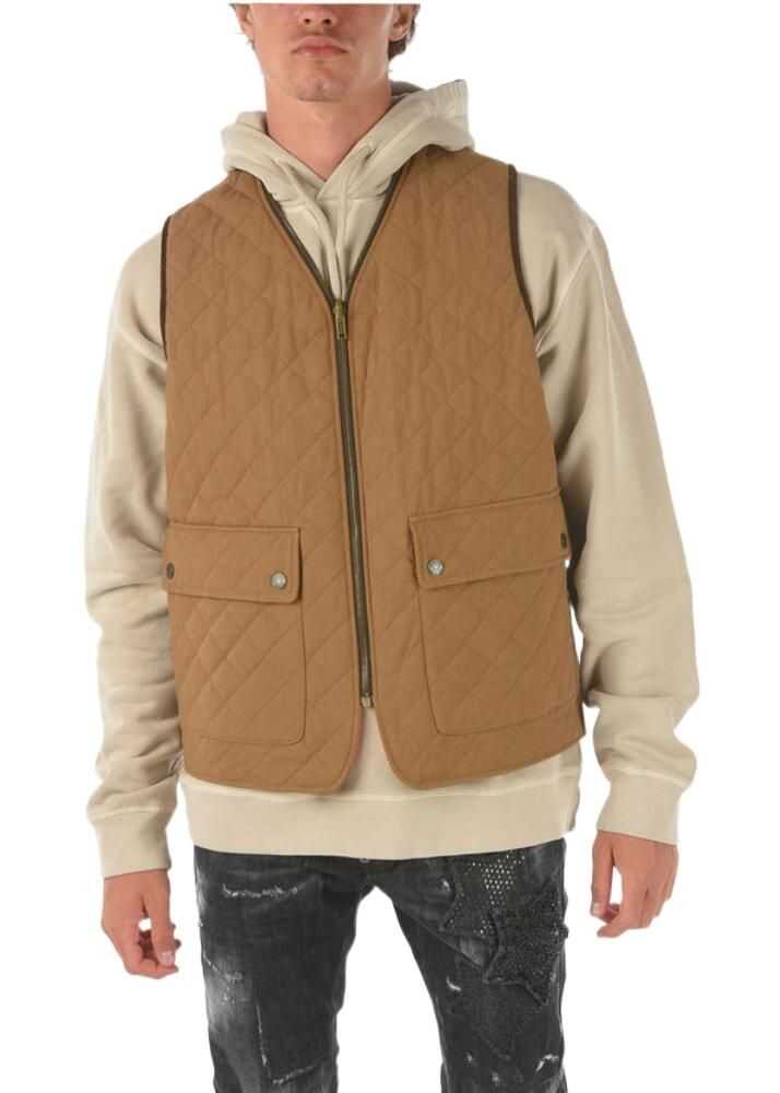 DSQUARED2 Reversible Quilted Vest Orange b-mall.ro