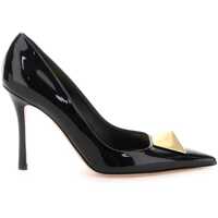 Pantofi cu toc Patent Leather One Stud Pumps Femei