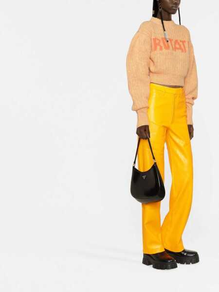 Pulovere casual ROTATE Birger Christensen Adley Shirt ORANGE Femei (BM 9093893) 3