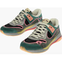 Sneakers Gucci Suede Leather Fabric Ultrapace Low-Top Sneakers With Logo Em
