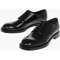 Pantofi Oxford Brushed Leather Michelangelo Derby Lace-Up Shoes Barbati