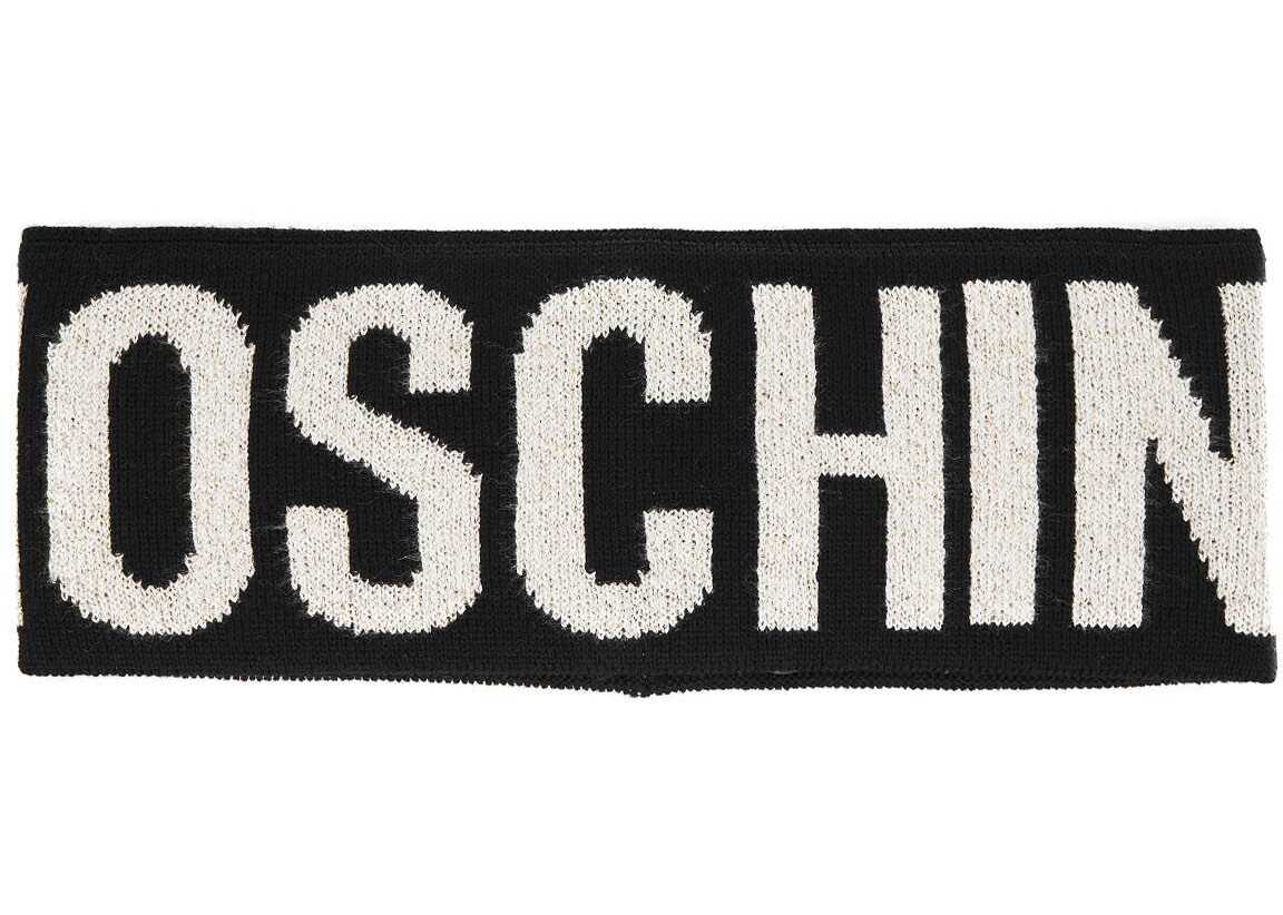 Moschino Headband with logo White
