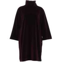 Rochii de zi Velvet dress with turtleneck Femei