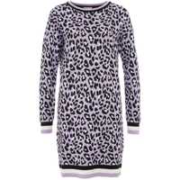 Rochii de zi Dress with leopard print Femei