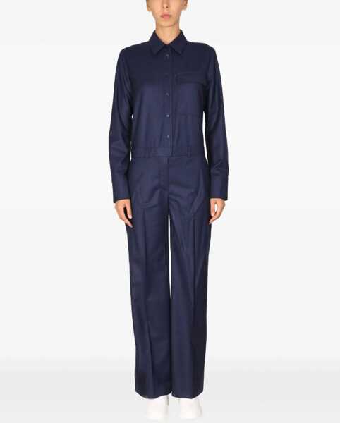 Salopete Stella McCartney Wool Jumpsuit BLUE Femei (BM 9102338) 2