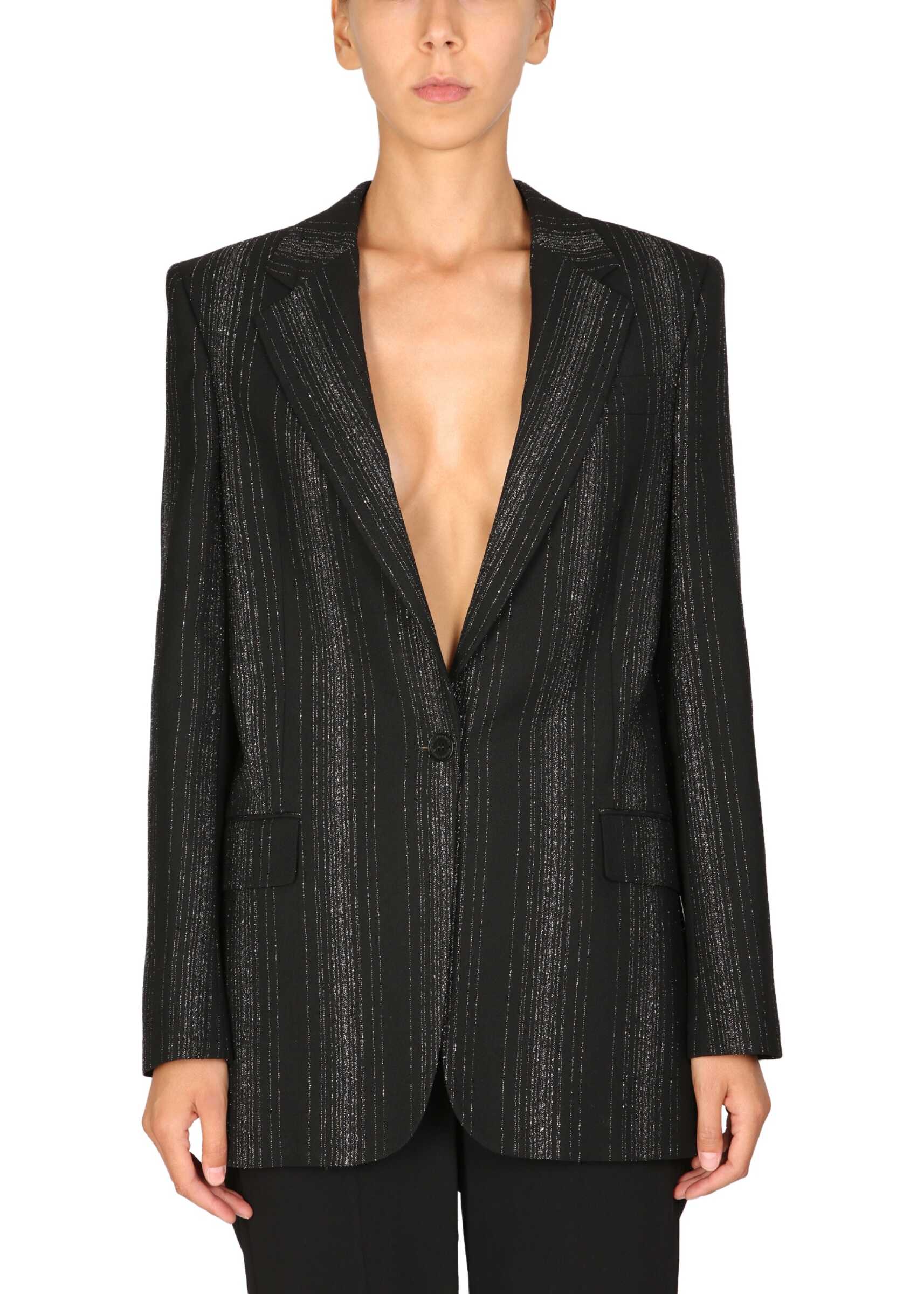 Stella McCartney Striped Tailored Jacket BLACK image5