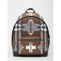 Rucsacuri Geometric Check Backpack Barbati
