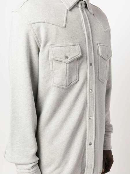 Pulovere casual Diesel Cotton Shirt GREY Barbati (BM 9102884) 5