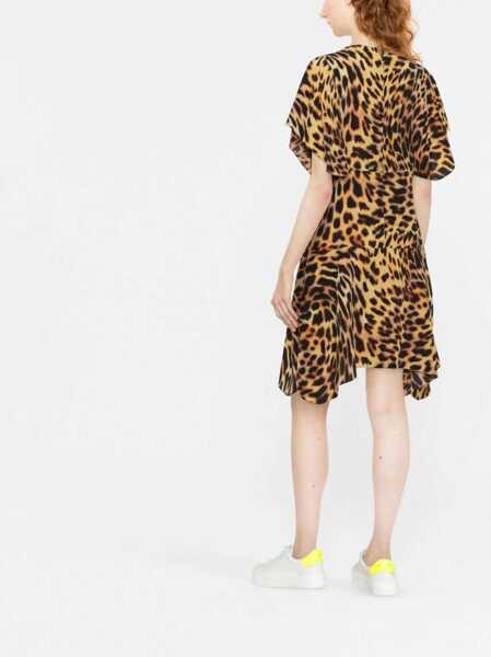 Rochii casual Stella McCartney Spotted Print Mini Dress ANIMALIER Femei (BM 9102917) 4