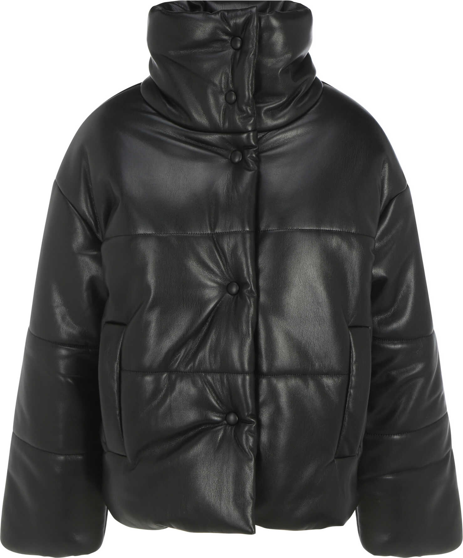 Nanushka Hide Down Jacket BLACK