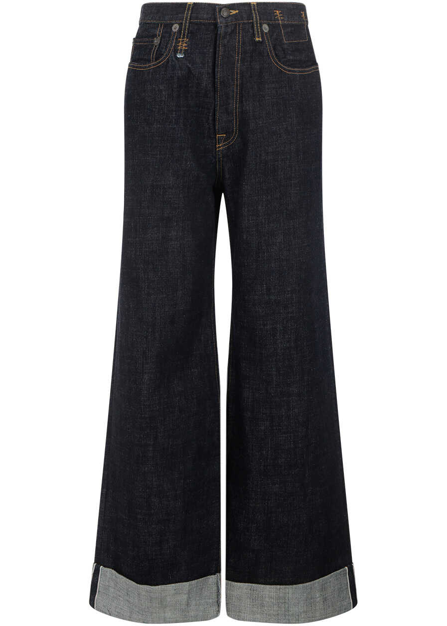 R13 Lisa Baggy Jeans BOLTON RINSE image