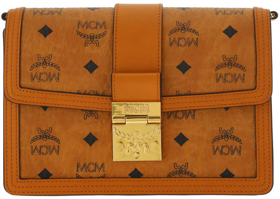 MCM Tracy Shoulder Bag COGNAC