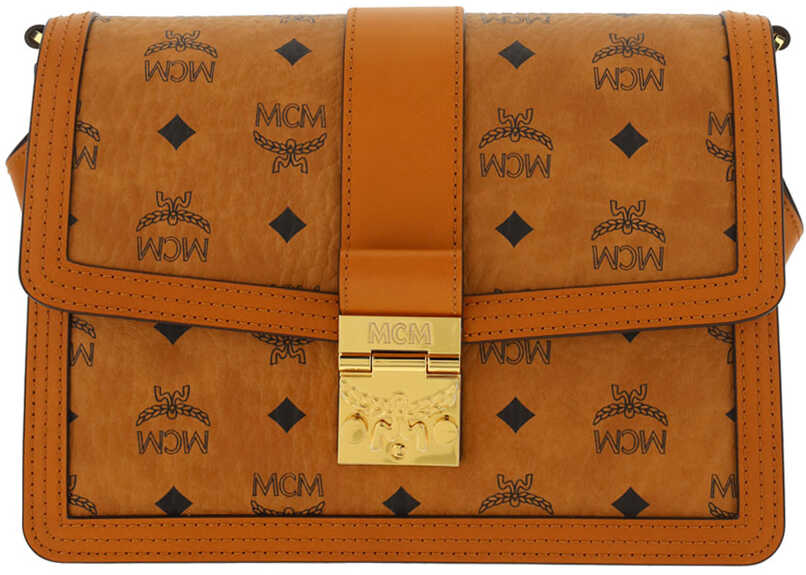 MCM Tracy Shoulder Bag COGNAC