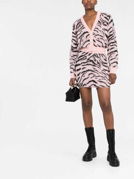 Cardigane Alessandra Rich Zebra Pattern Knitted Cardigan PINK Femei (BM 9105950) 2