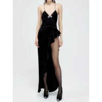 Rochii elegante Silk Slip Dress Femei