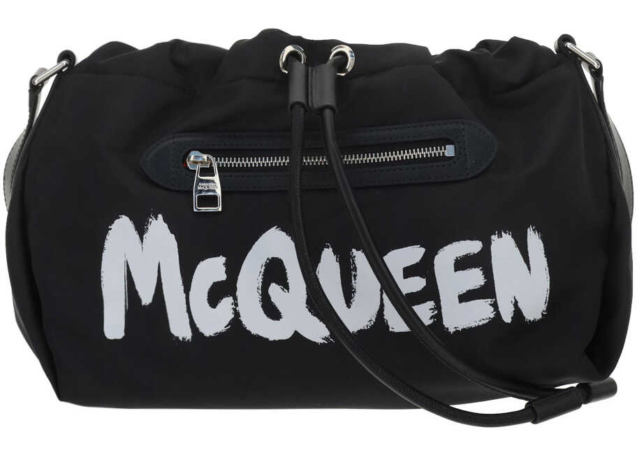 Alexander McQueen Ball Bundle Bag BLACK/WHITE